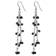 Sterling Silver Tigerseye Gemstone Earrings 4.5 Inches