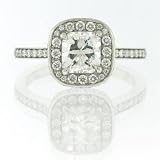 1.91ct Cushion Cut Diamond Engagement Anniversary Ring
