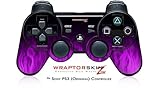 Sony PS3 Controller Skin Fire Purple