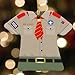 Personalized Ceramic Boy Scout Ornament