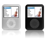 41PEht2y98L. SL160  Silicone Cases for iPod nano 3G, 2 Pack, Night Black / Icy Clear