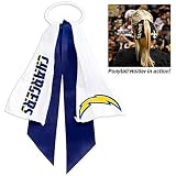 SAN DIEGO CHARGERS PONYTAIL HOLDER HAIR TIE RIBBON
