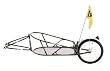 BOB Yak Trailer In Black