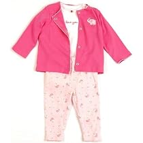 Carter's Elephant 3PC Cardigan Pants Layette Set PINK MULTI 9 Mo
From Carter's
