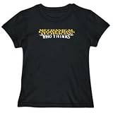 T-Shirt Womens Black " Mechanical Engineering Technician who thinks " Occupations Large