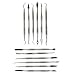 12pc Stainless Steel Pick & Hook Hobby Arts Tool Set (Pottery & Wax Carving)