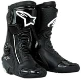 Alpinestars S-MX Plus Racing Boots - 42 Euro/Black
