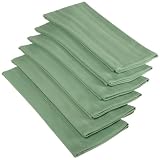Bardwil Rayon Made From Bamboo and Cotton, Pack of 6 Kitchen Towels, Grass by 