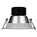 B-right Pack of 4 Units 3W 3-inch Dimmable Recessed LED Downlight, 250lm, 25W Incandescent Equivalent, 5000K Cold White, LED Recessed Ceiling Lighting, LED Ceiling Downlight