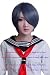 NEW Fashion HOT sexy Gray Grey Blonde Straight Anime cosplay wigs party Masquerade girls 30cm