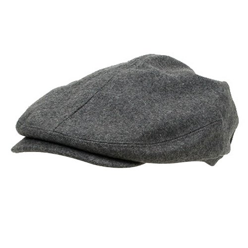 New Wool Blend Ivy Cap-Charcoal W12S63D