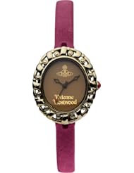 Vivienne Westwood Womens VV005SMBY Rococo Swiss Quartz Purple Leather Strap Watch