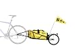 BOB Yak Santana Plus Trailer In Black (Includes Dry Sak)