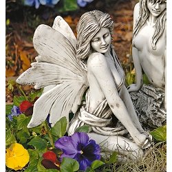 Faunia the enchanted fairy statue home Garden sculpture