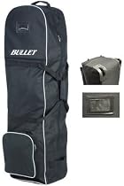 Bullet Padded Golf Bag Travel Cover with Wheels