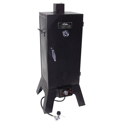 Black Propane Square Smoker