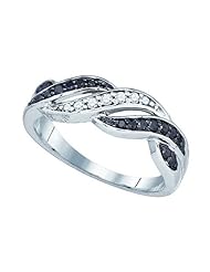 0.26CTW BLACK DIAMOND FASHION BAND