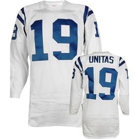 Johnny Unitas Baltimore Colts Authentic 1970 White Jersey