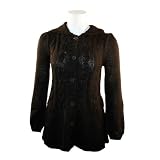 Split Emma Girls Sweater Black
