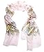 Bear Motion Collection - Womens 100% Silk Scarf with Butterfly Design (Medium (64
