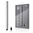 elago Stylus Hexa for iPhone 5/4S/3GS, iPad and Galaxy -World First Replaceable Tip (Extra Rubber Tip included) - Silver