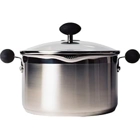 Arc42 Gary Rhodes-approved Ergonomic Stainless Steel 24 cm Casserole Pan with Lid