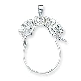 Sterling Silver Memories Charm Holder with 20 inch Sterling Silver Chain