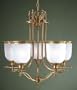 00790 - Aged Brass Chandelier