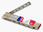 Coopertools 966 6-Inch x 5/8-Inch Wood 2-Way Fold Ruler