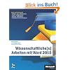 Wissenschaftliche[s] Arbeiten mit Word 2010