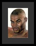 Tyson Beckford (Face) Art Gold Wood-Mounted Poster Print - 11