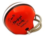Dante Lavelli Autographed/Hand Signed Cleveland Browns Mini Helmet inscribed HOF 1975 & ''Glue Finge