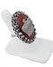Rocker Jewelry Red Matrix Rock Royalty Crown Ring