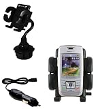 Samsung SCH-R400 Auto Cup Holder with Car Charger - Uses Gomadic TipExchange