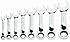 Williams WS-1168RCS 8-Piece Stubby Reversible Ratcheting Combination Wrench Set
