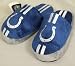 Indianapolis Colts Youth Team Stripe Plush Slippers - Size 4