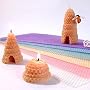 Beeswax Honeycomb Sheets for Candle Making (one each), Natural