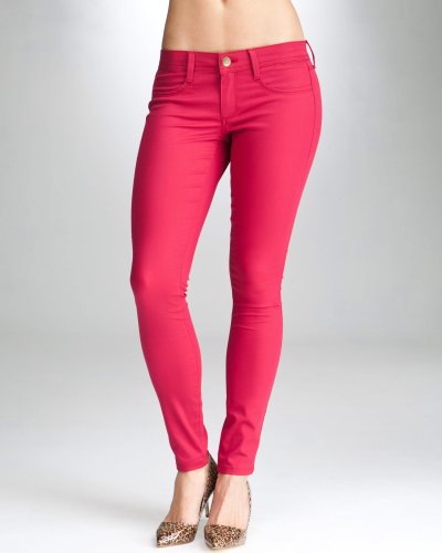 Color Coated Skinny Jean - PERSIAN RED (27)