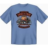 Produkt-Bild: Biker & Motorrad T-Shirt geil bedruckt / American Pride - Enthusiast !
