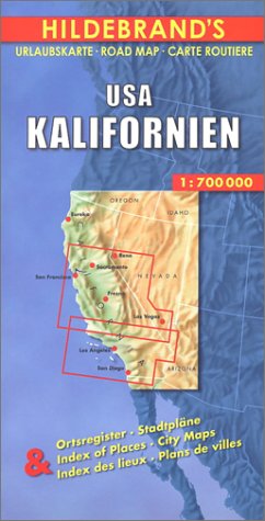City Travel Guides Discounted  Livres : Carte routière : United States, California