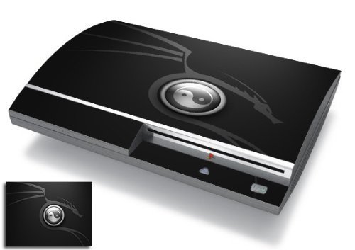 Bundle Monster Vinyl Skins For Sony Playstation PS3 Game Console - Cover Faceplate Protector Sticker Art Decal Accessory - Ying Yang