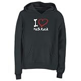SWEATSHIRT WOMAN BLACK  NEW I LOVE MATH ROCK 