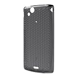 iBUFFALO docomo Xperia arc TPUケースダイヤ液晶保護フィルム付 ブラック BSMPX2C03BK ブラックダイヤ