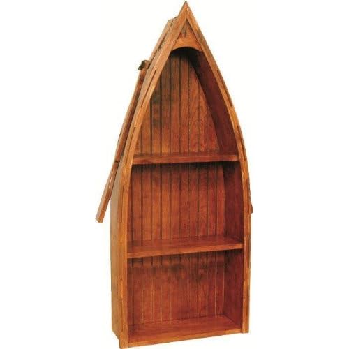 Amish Furniture Nautical Decor Pine Wood Boat Bookcase