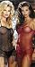 Soft Metallic Crochet Net Chemise Lingerie - Color Choices! Great Christmas & New Years Lingerie!