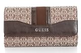 Guess Handbag, Scent Logo Multifunction Clutch Brown