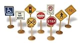 9 Piece Traffic Sign Set
