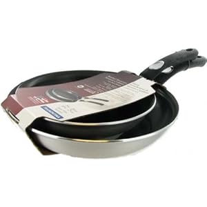 Tramontina Brushed Aluminum Non Stick Saute Pan Set