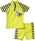 Produkt-Bild: Playshoes Unisex - Baby Schwimmbekleidung 460012 2 tlg. Bade-Set (T-Shirt und Badeshorty) Biene von Playshoes mit UV-Schutz nach Standard 801 und Oeko-Tex Standard 100, Gr. 98/104, Gelb (900 original )