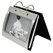 Brushed Satin Silver-colour Free-Standing Flip Photo Album (Holds 50 6x4" photographs)